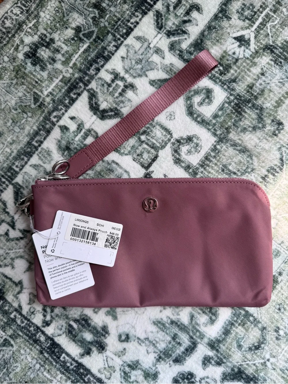NWT Lululemon Now & Always Wristlet Pouch